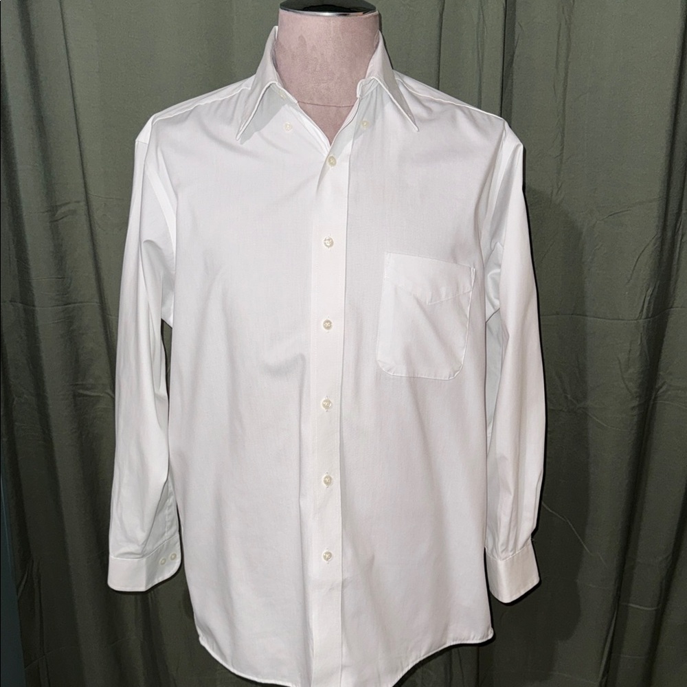 George Men's White Dress Shirt - Picture 1 of 2